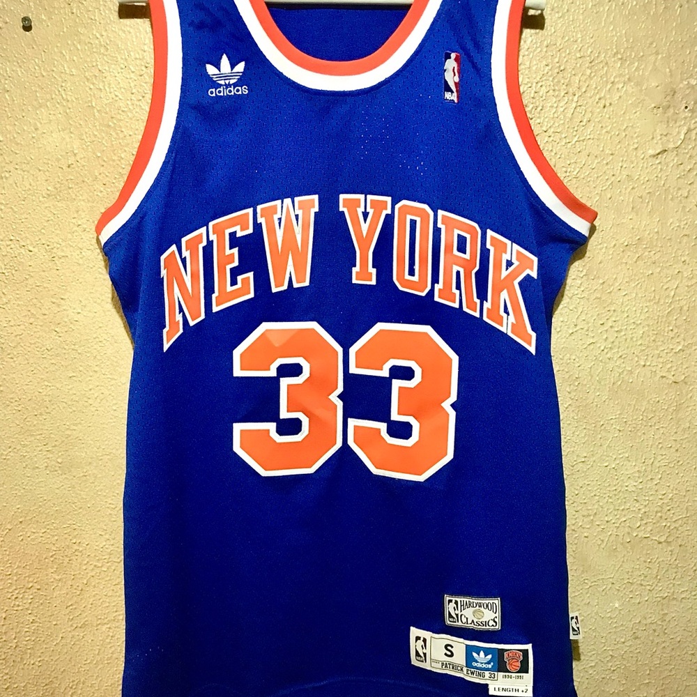 *SOLD* Adidas “Soul Swingman” Patrick Ewing (Road Game) New York Knicks Jersey